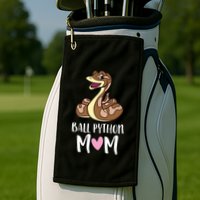 Ball Python Mom Snake Ball Python Golf Towel