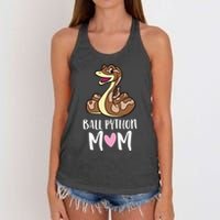 Ball Python Mom Snake Ball Python Women's Knotted Racerback Tank