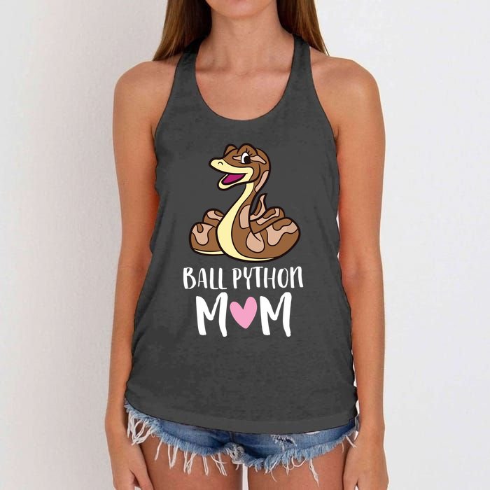 Ball Python Mom Snake Ball Python Women's Knotted Racerback Tank