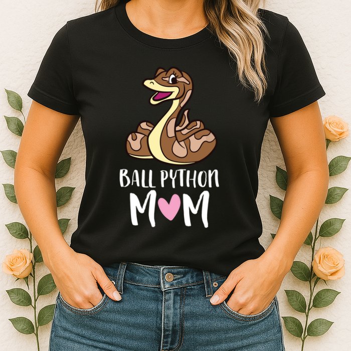 Ball Python Mom Snake Ball Python Womens T-Shirt