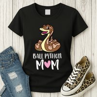 Ball Python Mom Snake Ball Python Womens T-Shirt