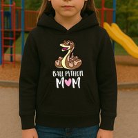 Ball Python Mom Snake Ball Python Kids Hoodie