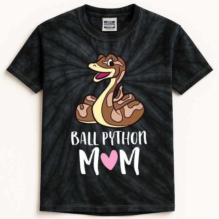 Ball Python Mom Snake Ball Python Kids Tie-Dye T-Shirt