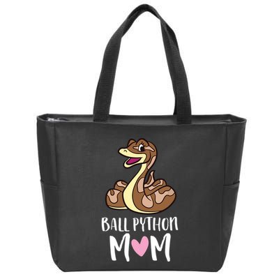 Ball Python Mom Snake Ball Python Zip Tote Bag