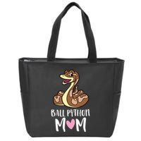 Ball Python Mom Snake Ball Python Zip Tote Bag