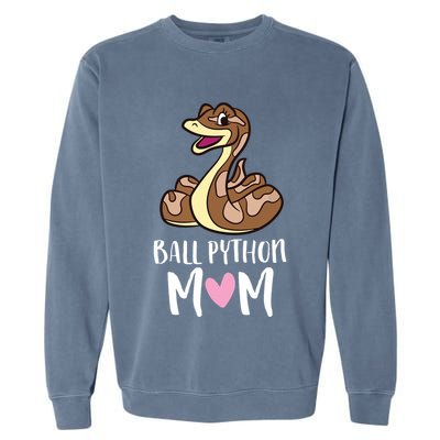 Ball Python Mom Snake Ball Python Garment-Dyed Sweatshirt