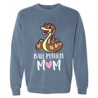 Ball Python Mom Snake Ball Python Garment-Dyed Sweatshirt