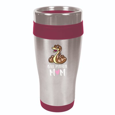 Ball Python Mom Snake Ball Python 16oz Travel Tumbler