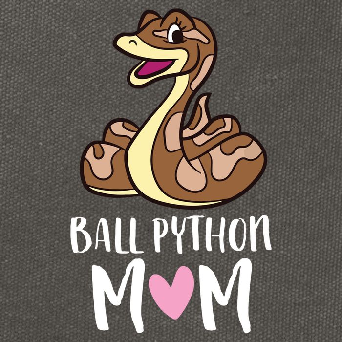 Ball Python Mom Snake Ball Python Cotton Canvas Backpack
