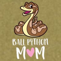 Ball Python Mom Snake Ball Python Garment-Dyed Women's Muscle Tee