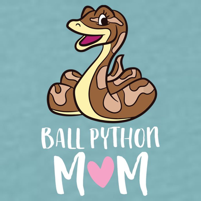 Ball Python Mom Snake Ball Python Sueded Cloud Jersey T-Shirt