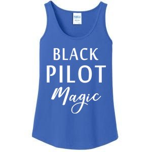 Black Pilot Magic Black History Month African American Gift Meaningful Gift Ladies Essential Tank