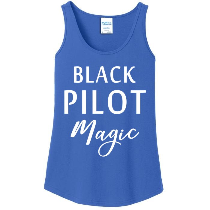 Black Pilot Magic Black History Month African American Gift Meaningful Gift Ladies Essential Tank