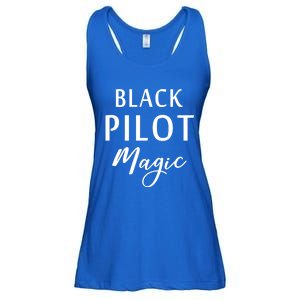 Black Pilot Magic Black History Month African American Gift Meaningful Gift Ladies Essential Flowy Tank