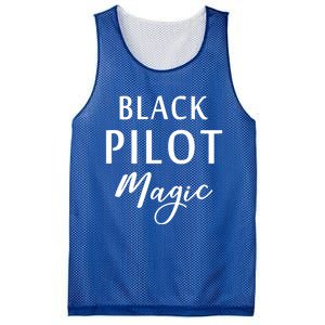 Black Pilot Magic Black History Month African American Gift Meaningful Gift Mesh Reversible Basketball Jersey Tank