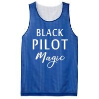 Black Pilot Magic Black History Month African American Gift Meaningful Gift Mesh Reversible Basketball Jersey Tank