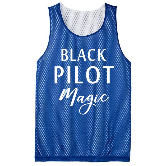 Black Pilot Magic Black History Month African American Gift Meaningful Gift Mesh Reversible Basketball Jersey Tank