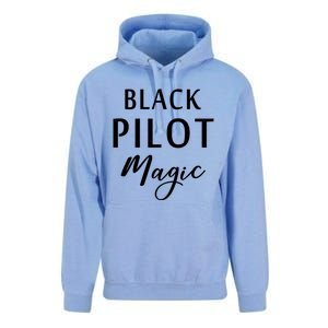 Black Pilot Magic Black History Month African American Gift Meaningful Gift Unisex Surf Hoodie