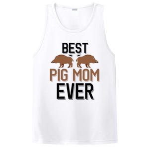 Best Pig Mom Ever Boar Hunting Mom Gift PosiCharge Competitor Tank