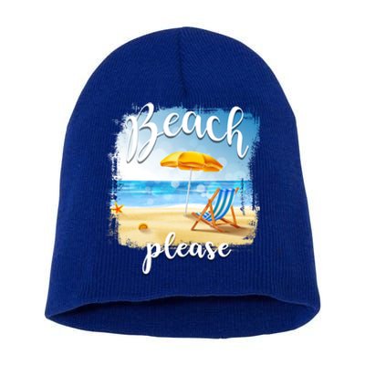 Beach Please Meaningful Gift Folding Chair In Sand Meaningful Gift Short Acrylic Beanie