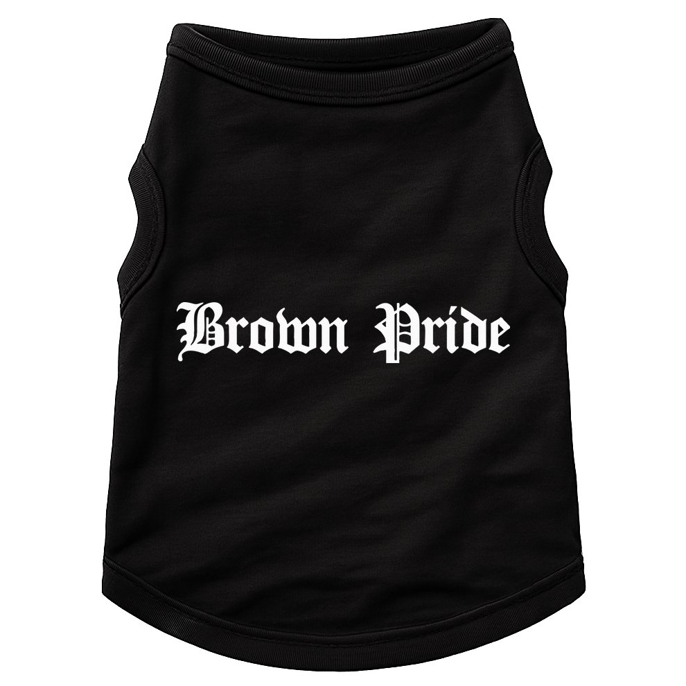 Brown Pride Mexican Native American Chicano Og Latino Doggie Tank