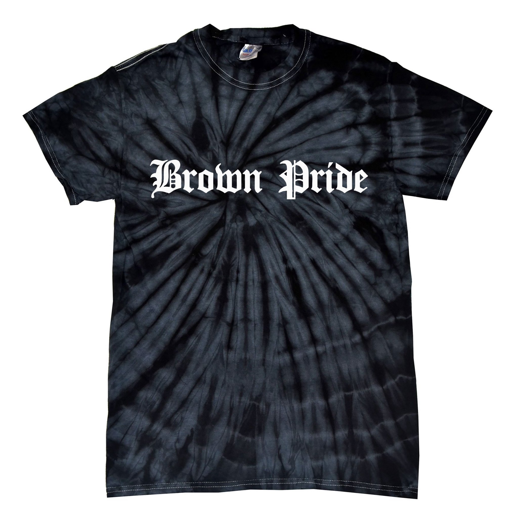 Brown Pride Mexican Native American Chicano Og Latino Tie-Dye T-Shirt
