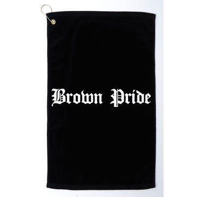 Brown Pride Mexican Native American Chicano Og Latino Golf Towel