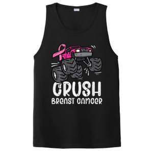 Bold Pink Monster Truck for Breast Cancer Support PosiCharge Competitor Tank