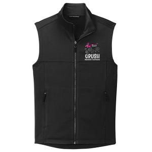 Bold Pink Monster Truck for Breast Cancer Support Collective Smooth Fleece Vest