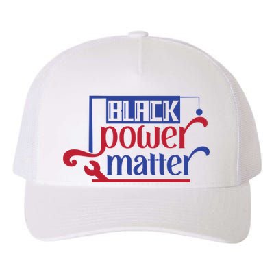 Black Power Matter Yupoong Adult 5-Panel Trucker Hat