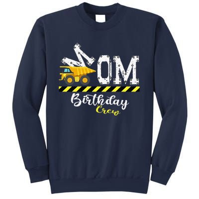 BDay Party Mom Birthday Crew Construction Birthday Party Sweatshirt