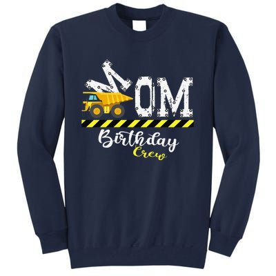 BDay Party Mom Birthday Crew Construction Birthday Party Tall Sweatshirt