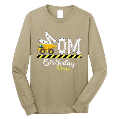 BDay Party Mom Birthday Crew Construction Birthday Party Long Sleeve Shirt