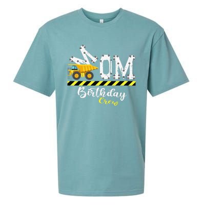 BDay Party Mom Birthday Crew Construction Birthday Party Sueded Cloud Jersey T-Shirt