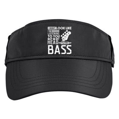 Bass Player Men Gift For Bass Guitar Player Bassist Adult Drive Performance Visor