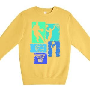 Basketball Player Meaningful Gift Premium Crewneck Sweatshirt