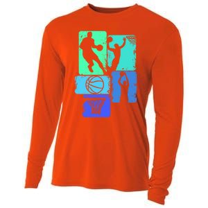 Basketball Player Meaningful Gift Cooling Performance Long Sleeve Crew