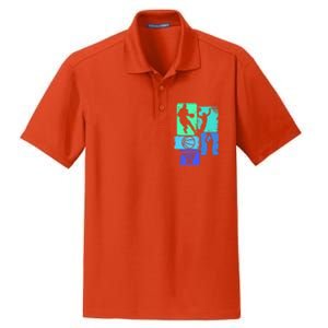 Basketball Player Meaningful Gift Dry Zone Grid Polo