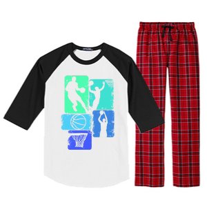 Basketball Player Meaningful Gift Raglan Sleeve Pajama Set