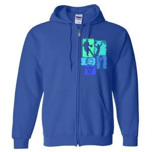 Basketball Player Meaningful Gift Full Zip Hoodie