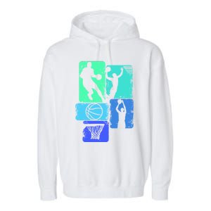 Basketball Player Meaningful Gift Garment-Dyed Fleece Hoodie