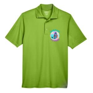 Beach Please Mermaid Gnome Ocean Adventure Summer Vacay Funny Gift Men's Origin Performance Pique Polo