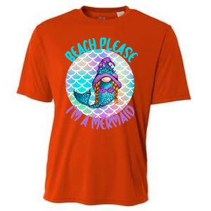 Beach Please Mermaid Gnome Ocean Adventure Summer Vacay Funny Gift Cooling Performance Crew T-Shirt