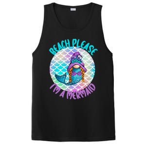 Beach Please Mermaid Gnome Ocean Adventure Summer Vacay Funny Gift PosiCharge Competitor Tank