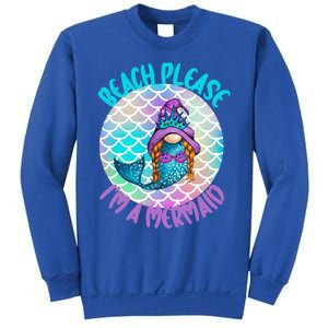 Beach Please Mermaid Gnome Ocean Adventure Summer Vacay Funny Gift Sweatshirt