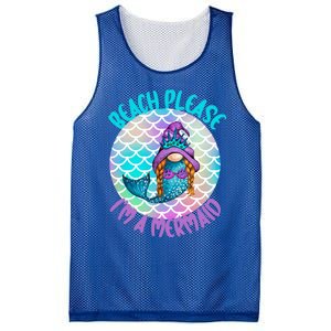 Beach Please Mermaid Gnome Ocean Adventure Summer Vacay Funny Gift Mesh Reversible Basketball Jersey Tank