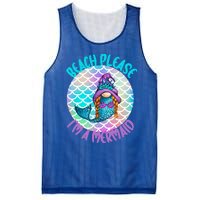 Beach Please Mermaid Gnome Ocean Adventure Summer Vacay Funny Gift Mesh Reversible Basketball Jersey Tank