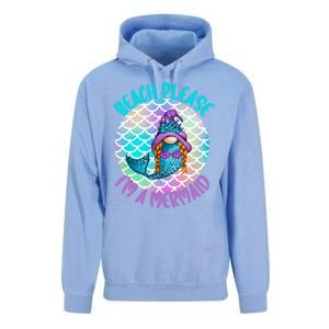 Beach Please Mermaid Gnome Ocean Adventure Summer Vacay Funny Gift Unisex Surf Hoodie