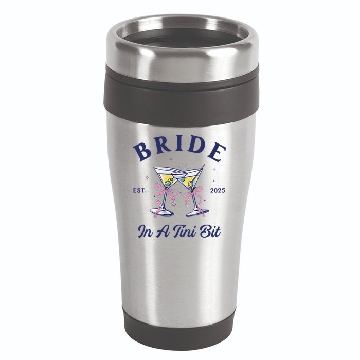 Bachelorette Party Martini Lover Bride An A Tini Bit Bride 16oz Travel Tumbler