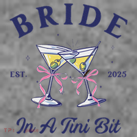 Bachelorette Party Martini Lover Bride An A Tini Bit Bride 7-Panel Snapback Hat